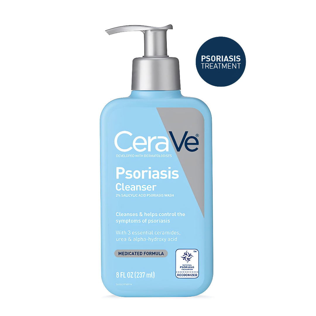 CeraVe Psoriasis Cleanser – Soothing Exfoliating Wash