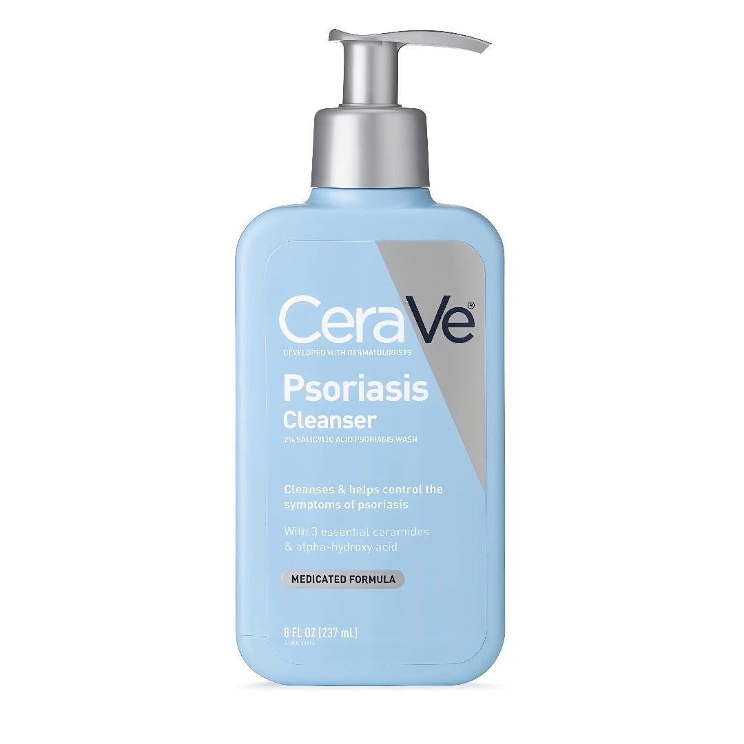 CeraVe Psoriasis Cleanser – Soothing Exfoliating Wash